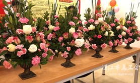 开发区总工会举办“爱与关怀”插花活动
