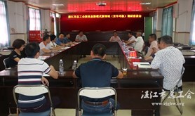 廉江市总工会开展新业态新模式新领域工会工作调研