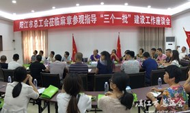 阳江市总工会到湛交流“三个一批”建设工作