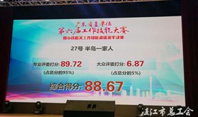 湛江市总工会晋级广东省机关工作技能大赛总决赛