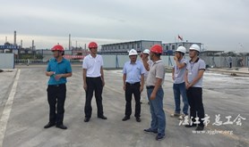 霞山区总工会指导推进重点工程项目工会建设