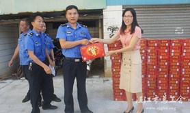 徐闻县总工会开展“送清凉”活动