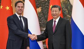 习近平会见荷兰首相吕特
