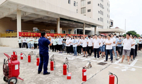 廉江市总工会开展“安全生产月”消防演练暨消防知识培训讲座活动