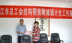 市总工会到计生挂钩帮扶点附城镇召开计生工作座谈会