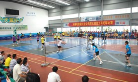 中国电信湛江分公司第三届职工羽毛球赛圆满收拍
