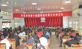 幸福农场召开第十四届第四次职工代表大会