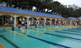 广东海洋大学举行第八届游泳运动会