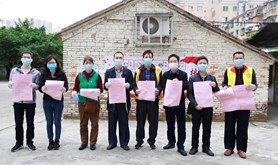 湛江市总工会党员干部开展防控疫情志愿活动