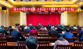 遂溪县总工会召开学习贯彻全国、全省和全市劳模表彰大会精神会议