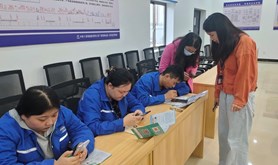 坡头区总工会开展重点项目建会暨“粤工惠”平台宣传推广活动