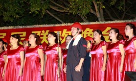 湛江市职工艺术团庆八一进行慰问演出
