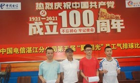 中国电信湛江分公司举行第五届“翼·阳光”员工气排球赛