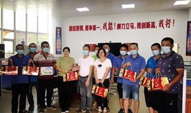 中国电信遂溪分公司开展端午节及送清凉慰问活动