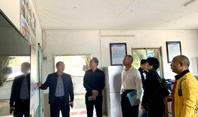 湛江市总工会到麻章区考核验收黄邦盈劳模创新工作室