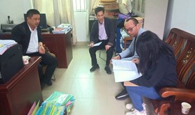 坡头区总工会深入坡头镇调研指导工会换届工作