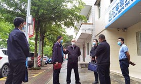 市纪委监委驻市委组织部纪检监察组一行调研指导乡村振兴工作