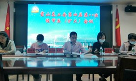 湛江市霞山区总工会召开四届经审委八次全体（扩大）会议