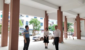 市总领导五一节前到湛江市工会干部学校进行安全生产检查