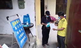 市总工会深入开展宿舍区疫情防控安全检查