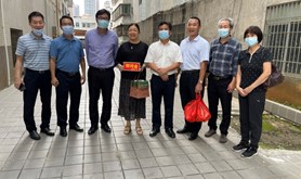 麻章区总工会开展“前方抗疫有你，家属关爱有我”慰问活动