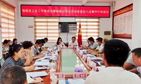 徐闻县总工会召开全县工会工作推进会暨新就业形态劳动者建会入会集中行动会议