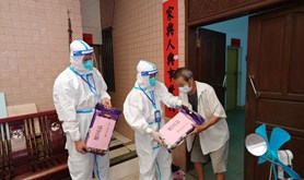 市总工会疫情防控党员先锋队积极开展关爱特殊群体活动