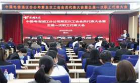 中国电信湛江分公司召开第五次工会会员代表大会暨第五届一次职工代表大会