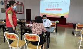 浓浓工会情 义诊暖人心--湛江生态公司工会组织开展职工健康义诊活动
