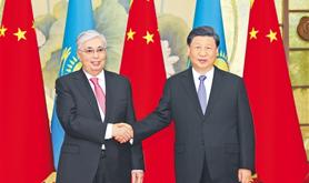 习近平同哈萨克斯坦总统托卡耶夫会谈
