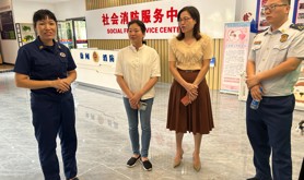 湛江市总工会验收组到徐闻验收“工会爱心妈妈小屋”建设