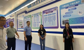 市总工会到经开区总工会检查验收 “爱心妈妈小屋”建设工作