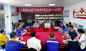 湛江港集团工会召开会议学习讨论党中央在工会十八大的致词