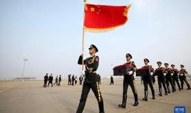 中韩双方交接第十批在韩中国人民志愿军烈士遗骸