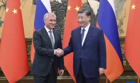习近平会见俄罗斯国家杜马主席沃洛金