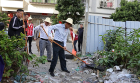 廉江市城南街道工会联合会持续开展环境卫生综合整治，助推我市全国文明城市创建