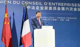习近平同马克龙出席中法企业家委员会第六次会议闭幕式并致辞