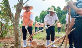 同植工会林，共建绿美家——湛江市总工会与坡头区总工会开展植树绿化活动