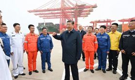 习近平在山东日照市考察调研