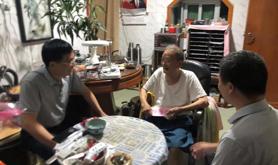 湛江市总工会领导七一前慰问困难党员、老党员