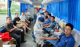 中国电信湛江分公司开展无偿献血活动