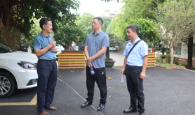 湛江市总工会领导带队到市工会干部学校开展防御台风安全专项检查