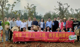 绿美雷州 投身“百千万工程”——雷州市总工会开展乡村绿化植树活动