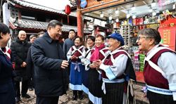 习近平在云南丽江市考察调研
