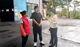 坡头区总工会深入企业排查“麦德姆”台风受灾情况