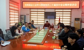 徐闻县总工会召开学习贯彻党的二十届四中全会精神宣讲会