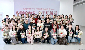 廉江市总工会举办“三八”国际妇女节插花活动