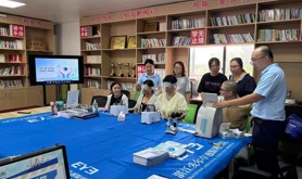 霞山区建设街道职工之家开展免费眼健康体检活动