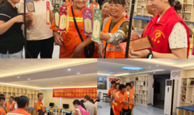 霞山区新兴街道新霞社区工会驿站开展“情暖中秋，致敬匠心”关爱户外劳动者暖心活动