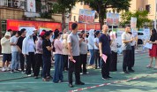 坡头区南调街道工会开展“三好公约”行为培育暨中秋职工游园活动
